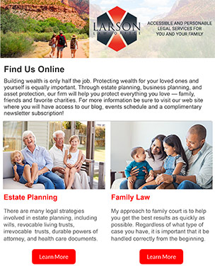 Estate Planning Newsletter - Subscribe Today!